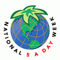 National 5 A Day Week logo vector logo