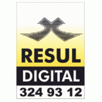 Resul Digital logo vector logo