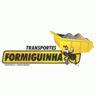 Transportes e Terraplanagem Formiguinha logo vector logo