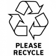 Please Recycle logo vector logo