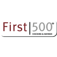 First 500 logo vector logo