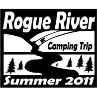Rogue River Camping Trip logo vector logo