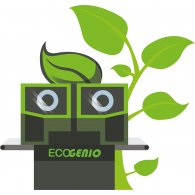Ecogenio logo vector logo