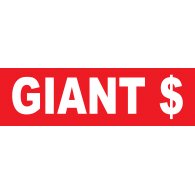 Giant $ logo vector logo
