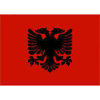 Albania flag logo vector logo
