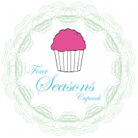 Four Seasons Cupcack logo vector logo