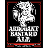 Arrogant Bastard Ale logo vector logo