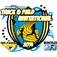 Track & Field Invitational logo vector logo