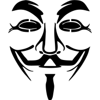 Anonymous mascara logo vector logo