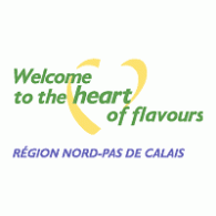 Welcome to the heart of flavours logo vector logo