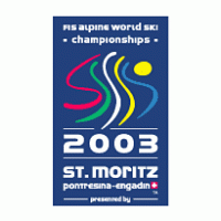 St. Moritz 2003 logo vector logo