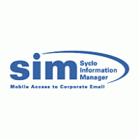 SIM logo vector logo