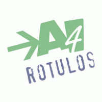 A4 Rotulos logo vector logo