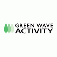 Green Wave Activity logo vector logo