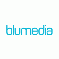 blumedia logo vector logo