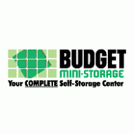 Budget Mini Storage logo vector logo