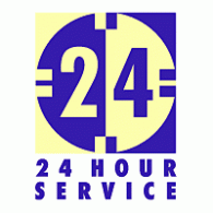 24 Hour Service logo vector logo
