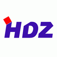 HDZ logo vector logo