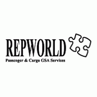 Repworld logo vector logo